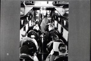 ...such as this was a far cry from today's luxurious Mainliners. Nevertheless, it marked a start toward air travel refinement.