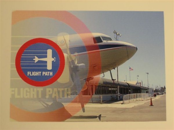 The Flight Path museum backs up to the tarmac of Los Angeles International Airport. Events are hosted both in and outside the building and, 