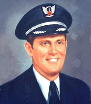 Portrait of Captain William S. Arnott in his United Air Lines uniform