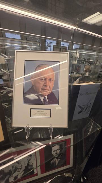 Framed portrait in the exhibit