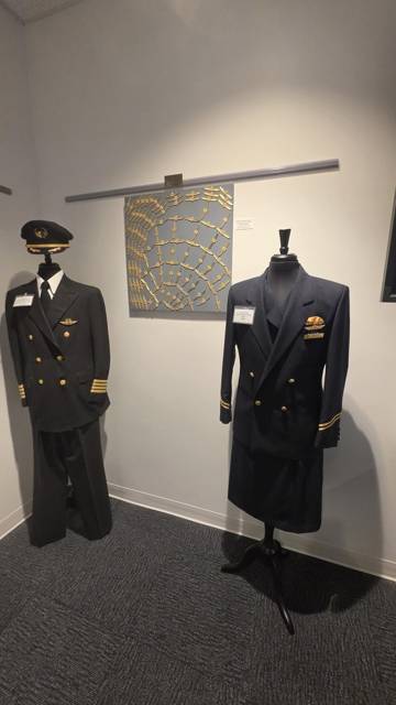 Captain uniforms and an overcoat